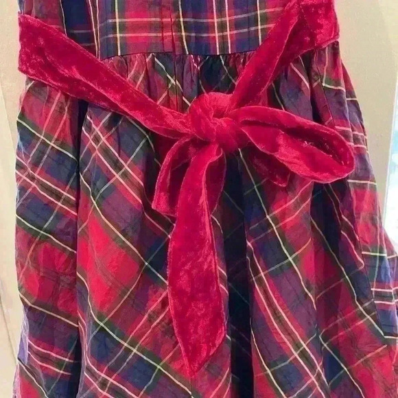 Gymboree Dress Size 5, Beautiful Red and Blue Plaid - Picture 6 of 7